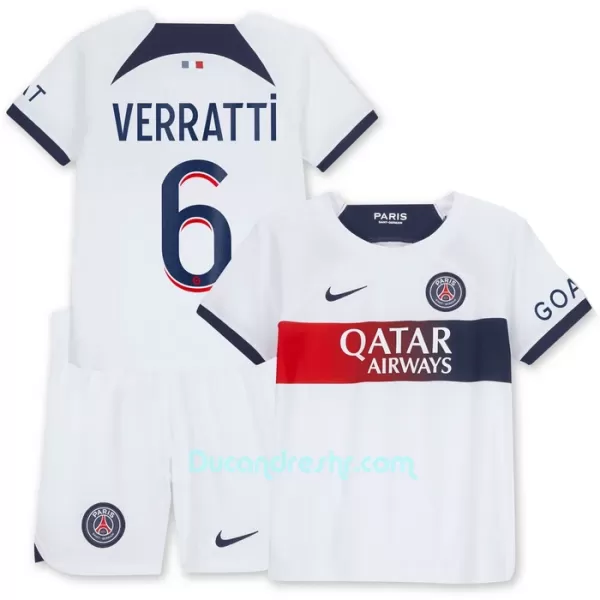 Dres Paris Saint-Germain Verratti 6 Dječji Gostujući 2023/24