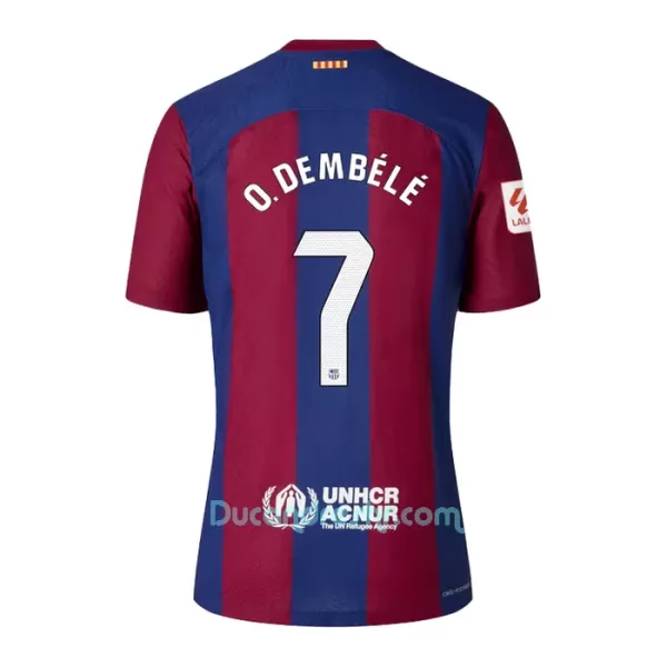 Dres FC Barcelona Ousmane Dembélé 7 Dječji Domaći 2023/24