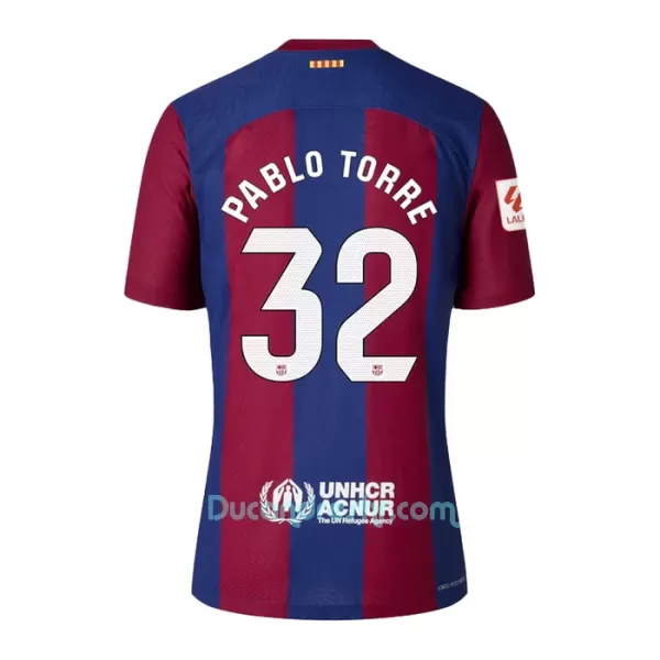 Dres FC Barcelona Pablo Torre 32 Dječji Domaći 2023/24