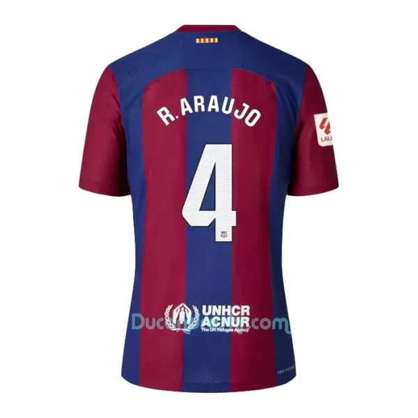 Dres FC Barcelona Ronald Araujo 4 Dječji Domaći 2023/24