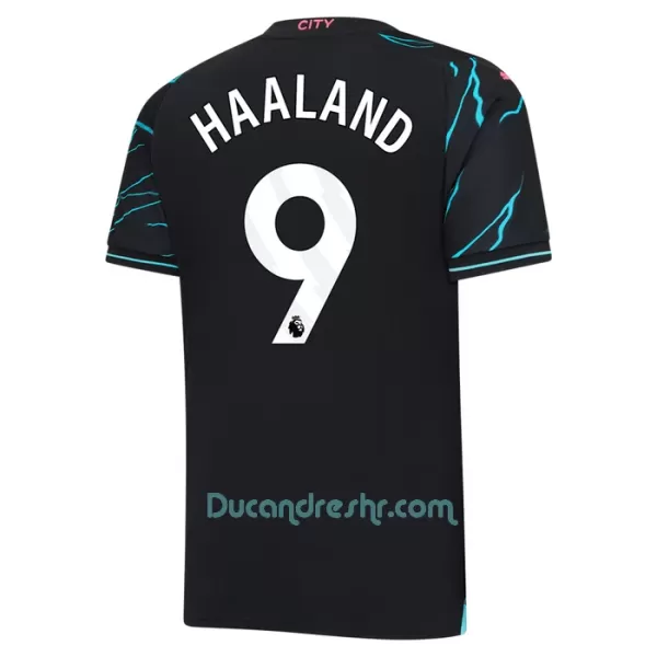 Dres Manchester City Erling Haaland 9 Dječji Treći 2023/24