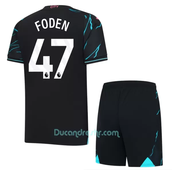 Dres Manchester City Phil Foden 47 Dječji Treći 2023/24