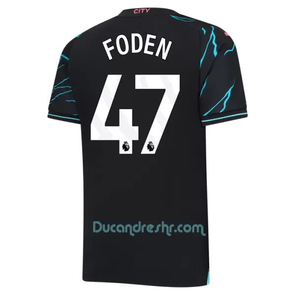 Dres Manchester City Phil Foden 47 Dječji Treći 2023/24