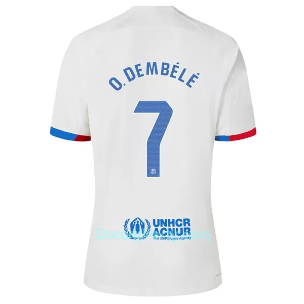 Dres FC Barcelona Ousmane Dembélé 7 Gostujući 2023/24