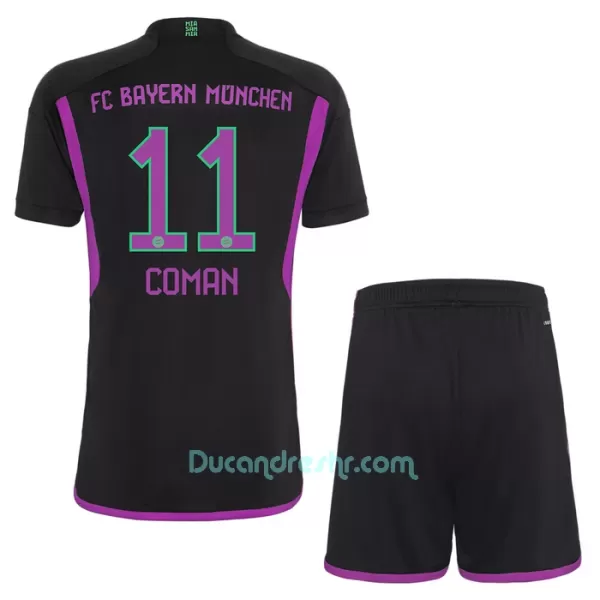 Dres FC Bayern Munich Kingsley Coman 11 Dječji Gostujući 2023/24