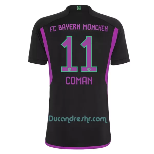 Dres FC Bayern Munich Kingsley Coman 11 Dječji Gostujući 2023/24