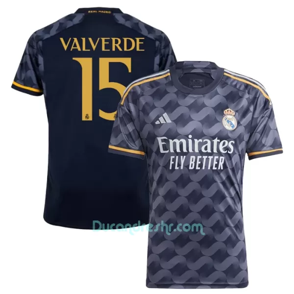 Dres Real Madrid Federico Valverde 15 Gostujući 2023/24