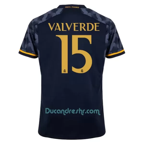 Dres Real Madrid Federico Valverde 15 Gostujući 2023/24