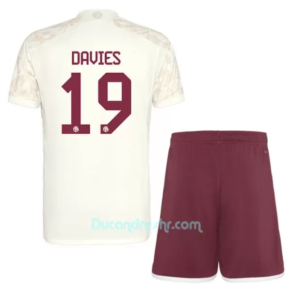 Dres FC Bayern Munich Alphonso Davies 19 Champions League Dječji Treći 2023/24