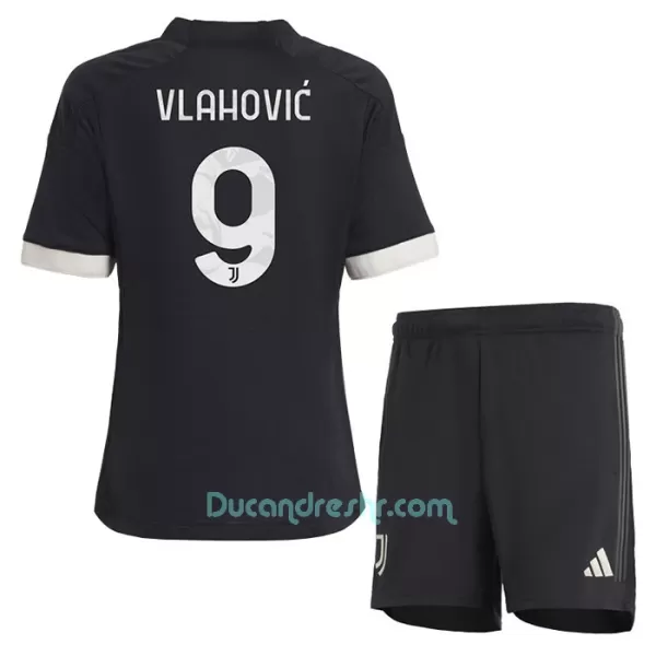 Dres Juventus Dušan Vlahovic 9 Dječji Treći 2023/24