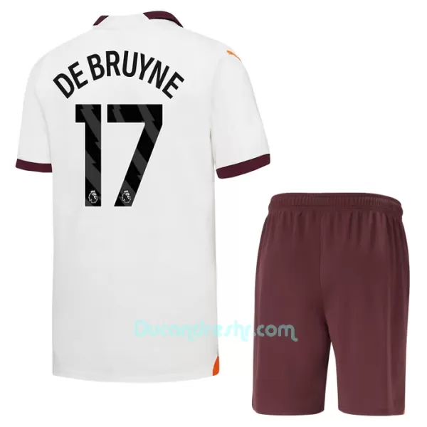 Dres Manchester City Kevin De Bruyne 17 Dječji Gostujući 2023/24