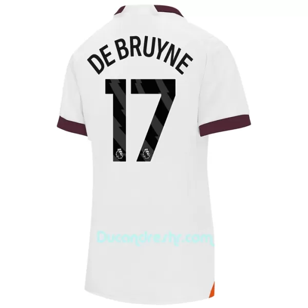 Dres Manchester City Kevin De Bruyne 17 Ženski Gostujući 2023/24