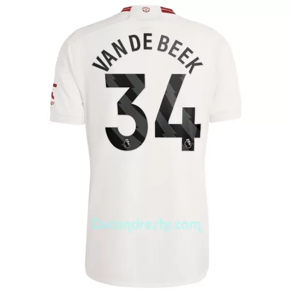 Dres Manchester United Donny Van de Beek 34 Treći 2023/24