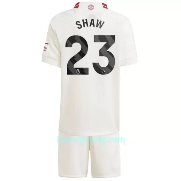 Dres Manchester United Luke Shaw 23 Dječji Treći 2023/24