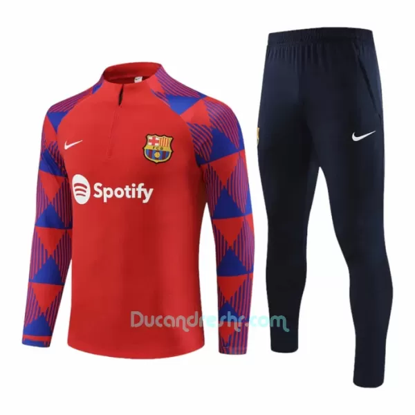 FC Barcelona Komplet Sweatshirts 2023/24 Crvena