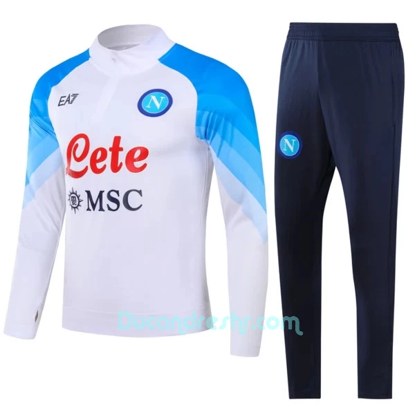 SSC Napoli Komplet Sweatshirts 2023/24 Bijela