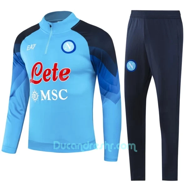 SSC Napoli Komplet Sweatshirts 2023/24 Plava