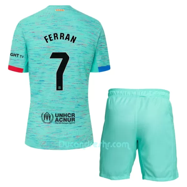 Dres FC Barcelona Ferran Torres 7 Dječji Treći 2023/24