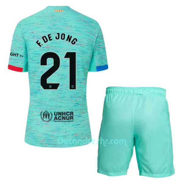 Dres FC Barcelona Frenkie de Jong 21 Dječji Treći 2023/24