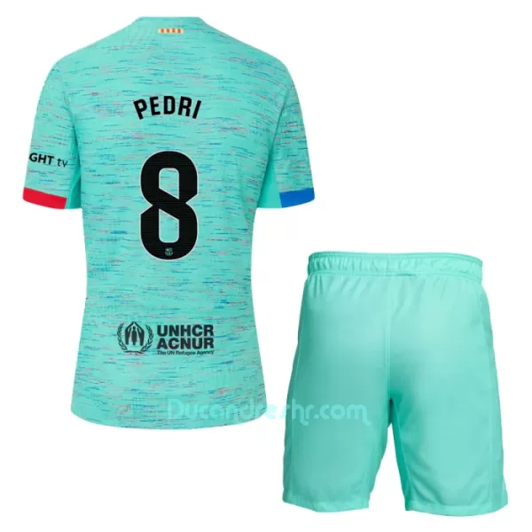 Dres FC Barcelona Pedri 8 Dječji Treći 2023/24