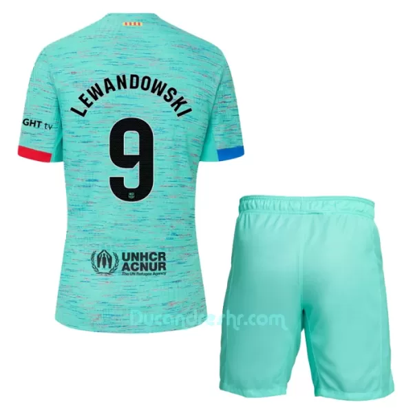 Dres FC Barcelona Robert Lewandowski 9 Dječji Treći 2023/24