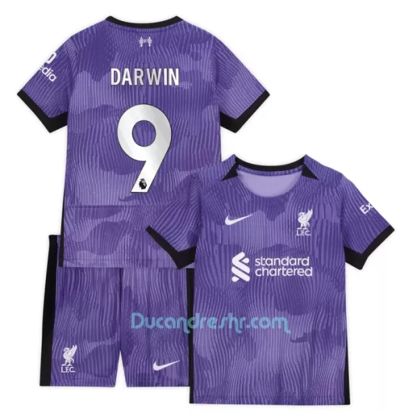 Dres Liverpool Darwin Núñez 9 Dječji Treći 2023/24