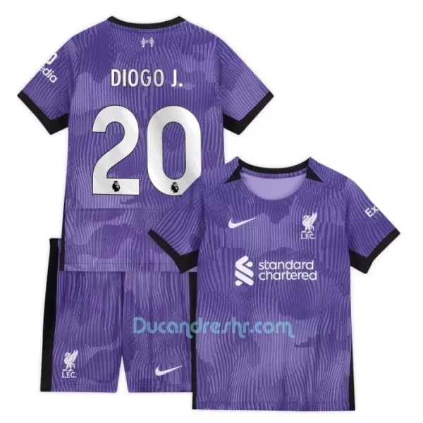 Dres Liverpool Diogo Jota 20 Dječji Treći 2023/24