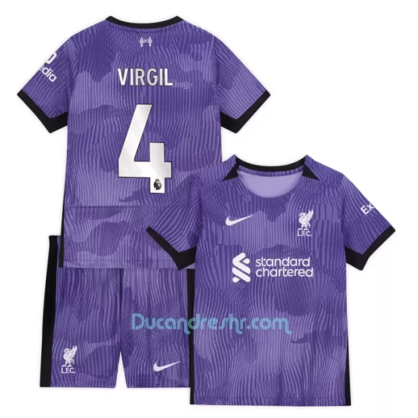 Dres Liverpool Virgil van Dijk 4 Dječji Treći 2023/24