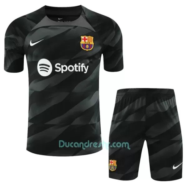 Dres FC Barcelona Golmanski Dječji Gostujući 2023/24