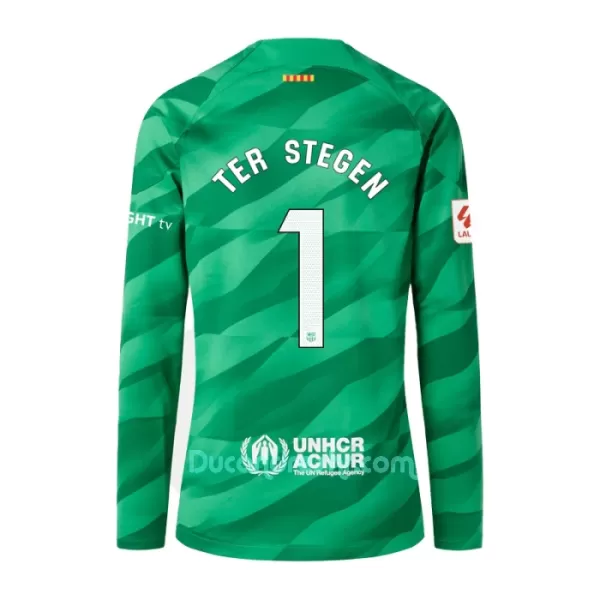 Dres FC Barcelona Marc-André ter Stegen 1 Golmanski Domaći 2023/24 Dugi Rukav