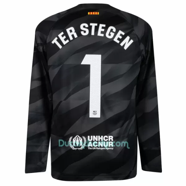 Dres FC Barcelona Marc-André ter Stegen 1 Golmanski Gostujući 2023/24 Dugi Rukav