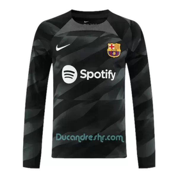 Dres FC Barcelona Marc-André ter Stegen 1 Golmanski Gostujući 2023/24 Dugi Rukav