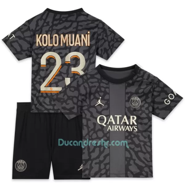 Dres Paris Saint-Germain Kolo Muani 23 Dječji Treći 2023/24