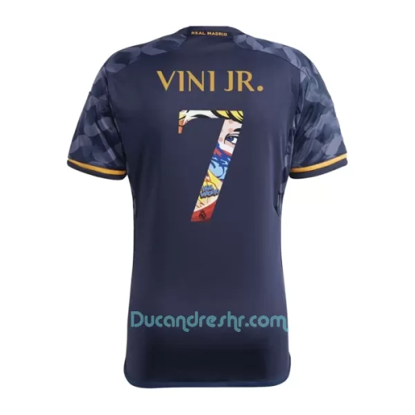 Dres Real Madrid Vinicius Junior 7 Gostujući 2023/24