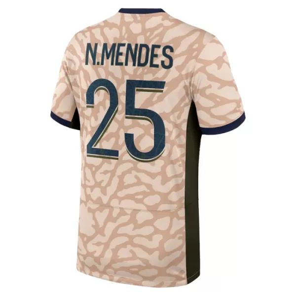 Dres Paris Saint-Germain Nuno Mendes 25 Četvrta Jordan 2023/24