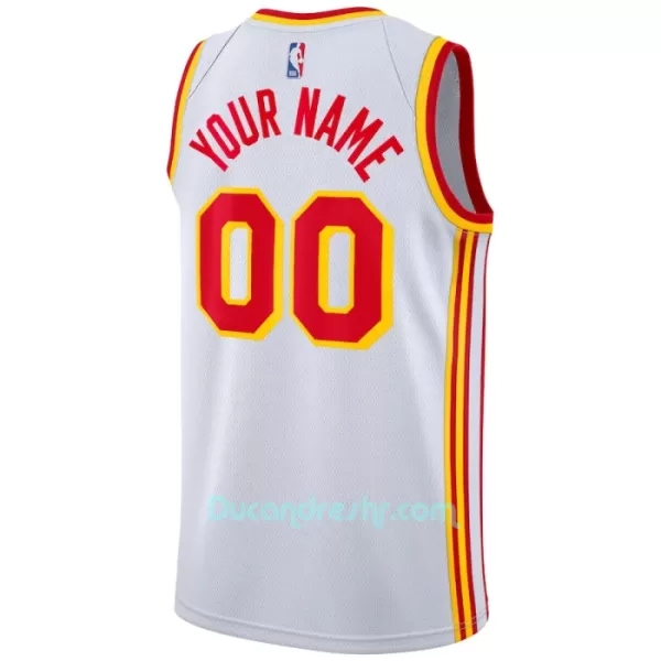 Dres za Košarku Atlanta Hawks Association Edition Swingman 2023/24 Bijela