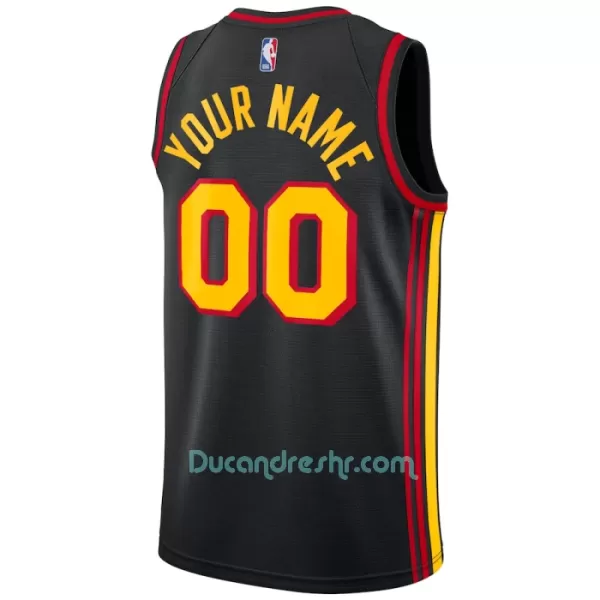 Dres za Košarku Atlanta Hawks Statement Edition Swingman 2023/24 Crno