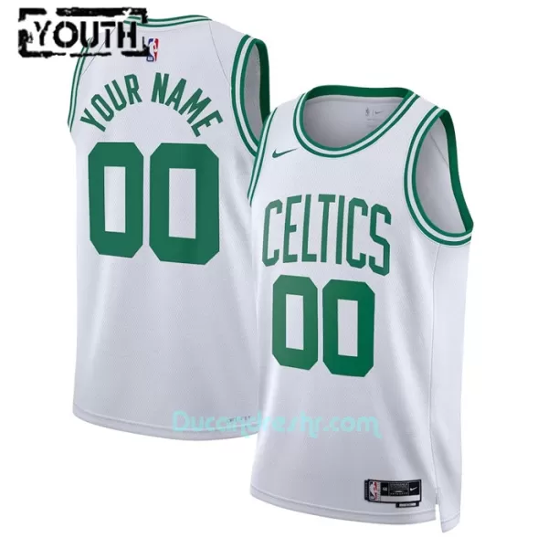 Dres za Košarku Boston Celtics Dječji Association Edition Swingman 2023/24 Bijela