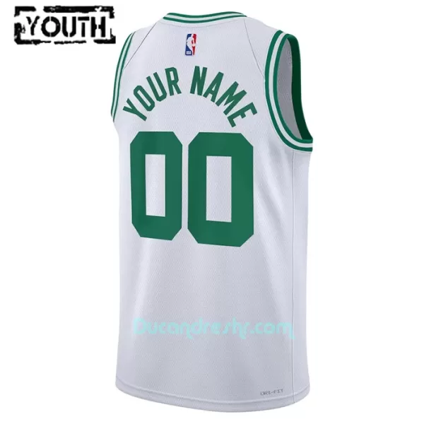 Dres za Košarku Boston Celtics Dječji Association Edition Swingman 2023/24 Bijela