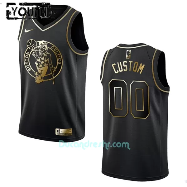 Dres za Košarku Boston Celtics Dječji Golden Edition Swingman Crno