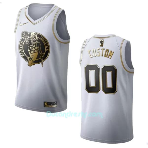 Dres za Košarku Boston Celtics Golden Edition Swingman Bijela