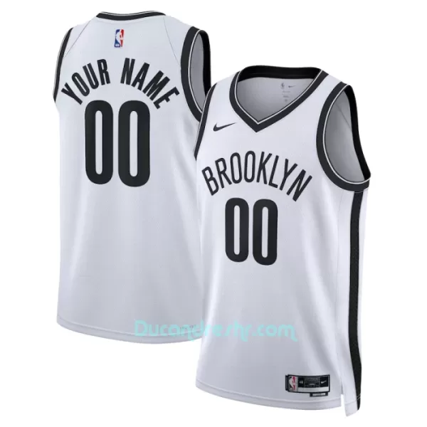 Dres za Košarku Brooklyn Nets Association Edition Swingman 2023/24 Bijela