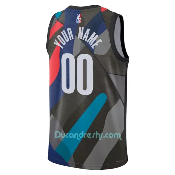 Dres za Košarku Brooklyn Nets City Edition Swingman 2023/24 Crno