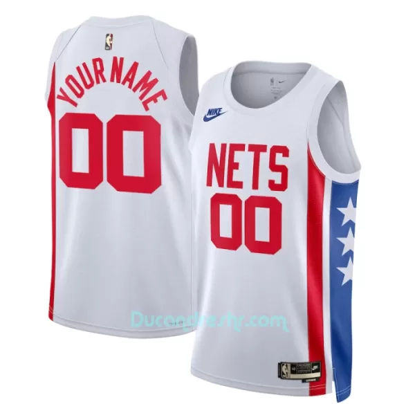 Dres za Košarku Brooklyn Nets Classic Edition Swingman Bijela