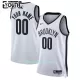 Dres za Košarku Brooklyn Nets Dječji Association Edition Swingman 2023/24 Bijela