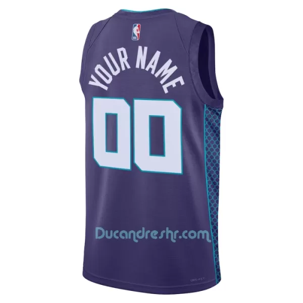 Dres za Košarku Charlotte Hornets Statement Edition Swingman 2023/24 Ljubičasta