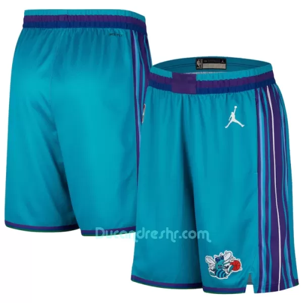 NBA Hlačice Charlotte Hornets Classic Edition Swingman Mornarica