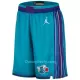 NBA Hlačice Charlotte Hornets Classic Edition Swingman Mornarica