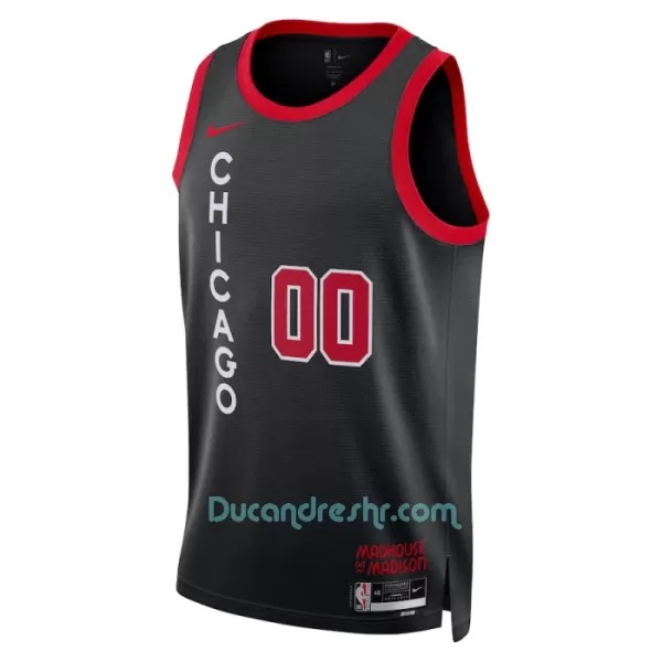 Dres za Košarku Chicago Bulls City Edition Swingman 2023/24 Crno