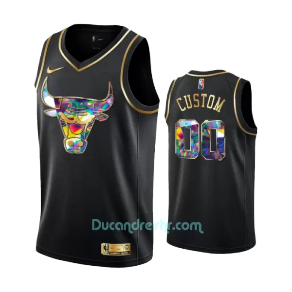 Dres za Košarku Chicago Bulls Diamond Edition Swingman Crno